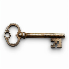 Key isolated on white background