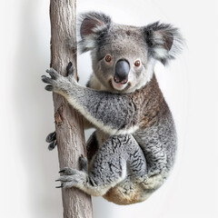 Obraz premium Koala isolated on white background