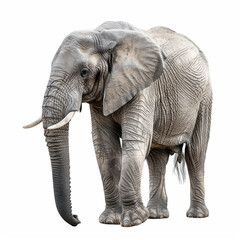 Elephant isolated on white background