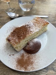 Tartre tropézienne et crème de marron