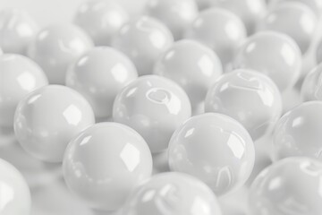 image of white bingo balls