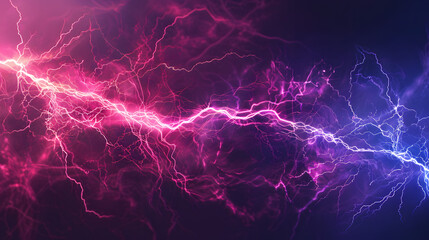 Fototapeta premium Illustration Abstract Electric Lightning. Concept For Battle, Confrontation Or Fight