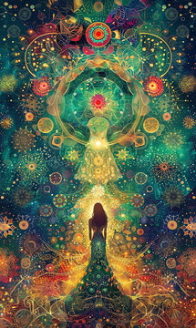 spiritual imagination, AI generated