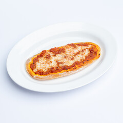 pizza on plate