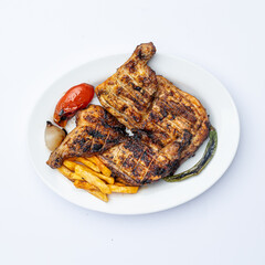 grilled chicken wings on a plate