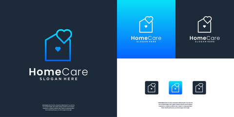House Care logo Template. Medical House Logo design template