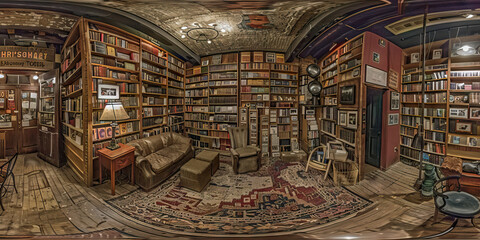 The Heritage Haven: A cozy bookstore filled with literature celebrating African American history and culture.