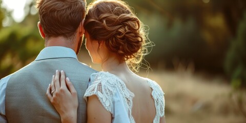 Man Offering Comfort with a Touch