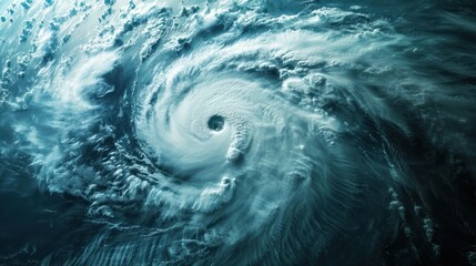 Hurricane Eye From Space