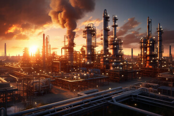 Fototapeta premium industrial facility 