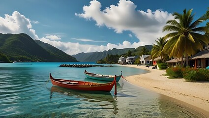 Tranquil Tropical Shores || tropical beach || AI Generated