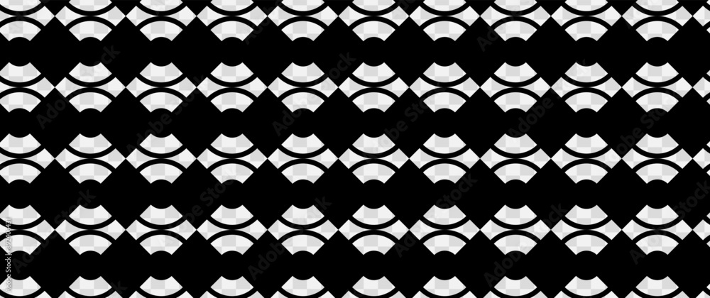 Poster Geometric vector seamless pattern. Abstract texture
