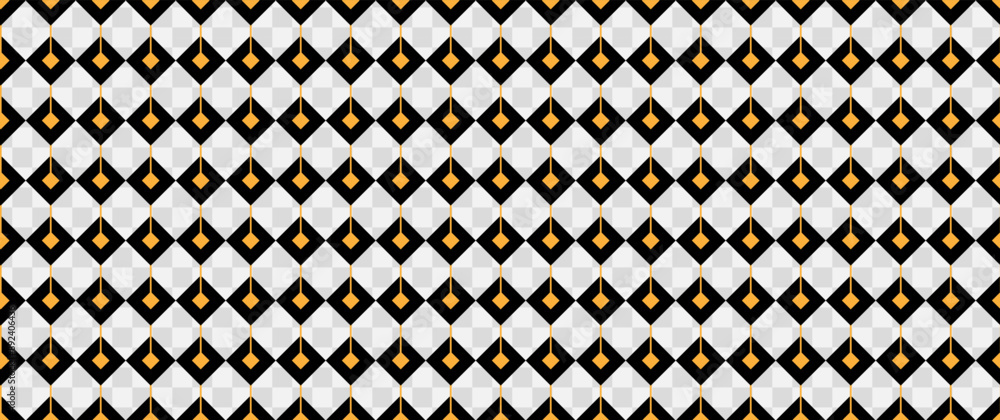 Poster Geometric vector seamless pattern. Abstract texture