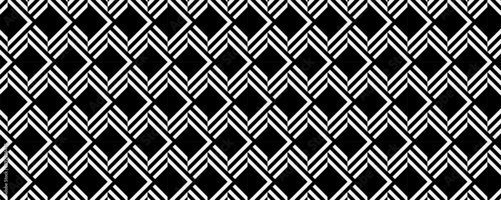 Poster geometric vector seamless pattern. abstract texture