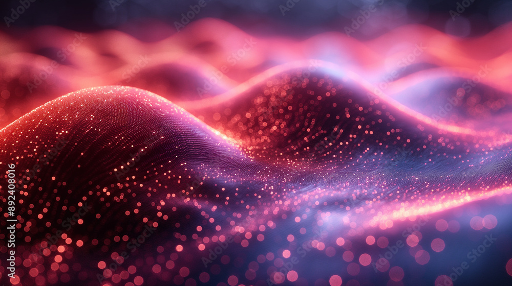 Poster digital technology background. big data visualization. technology and science.