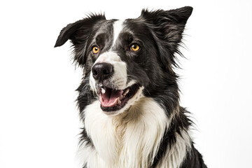 Fototapeta premium Portrait of a Border Collie with a Happy Expression