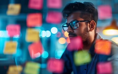 Brand strategist analyzing market trends, Consumer behavior, strategic planning