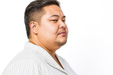 Obraz premium Portrait of a Man Looking Away