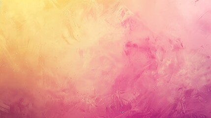 Fototapeta premium Ethereal Abstract Painting in Pink and Yellow Hues with Gradient Effects