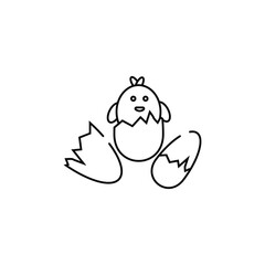 chicken vector type icon