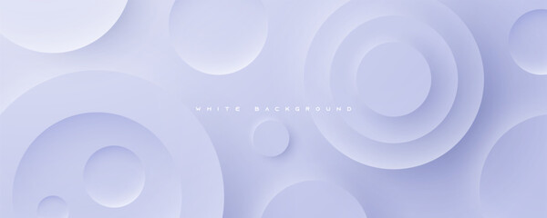 Modern abstract light silver background elegant circle shape design