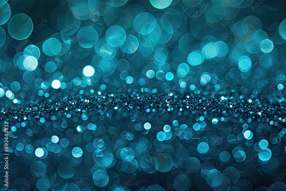Aufkleber a blue background with many small blue circles. the circles are of different sizes and are scattered