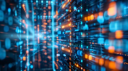 Abstract Digital Network with Data Flow