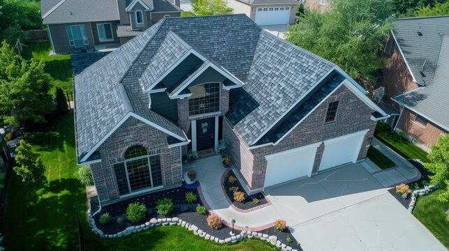 A homeowner installs hail-resistant roofing after a damaging storm, investing in protective measures for future weather events.