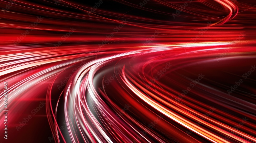 Poster a red and white striped background with a red line in the middle. the image has a bold and vibrant f