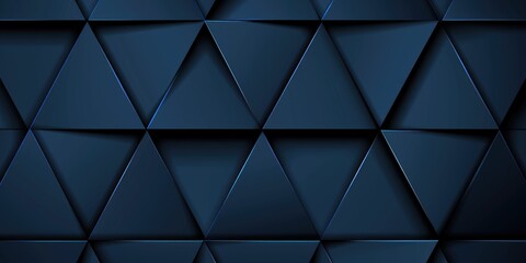 Obraz premium Abstract Geometric Pattern in Dark Blue