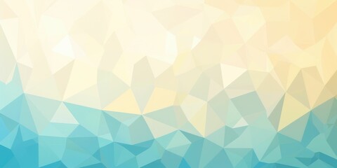 Obraz premium Abstract Geometric Background with Blue and Yellow Triangles