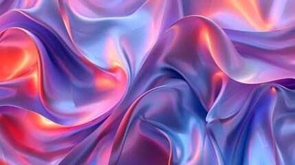Obraz premium Background Abstract 3D Fluid Shapes Flowing 3D fluid shapes creating a seamless background design
