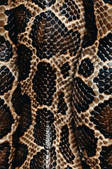High-Resolution Snake Skin Seamless Tile for Background and Design..