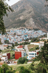 Fototapeta premium Nestled in the Rif Mountains of northern Morocco, Chefchaouen, often called the 