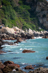 rocks in the water