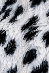 Elegant Dalmatian Fur Seamless Tile for Soft and Gentle Design..