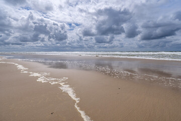 beach on the Dutch North Sea coast in Callantsoog
