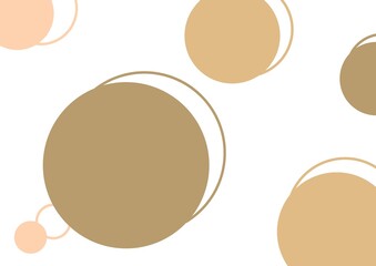 brown circle pattern background