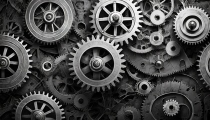 background with gears