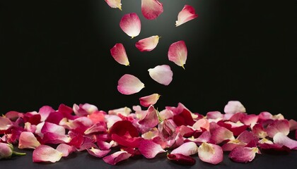 Rosenblätter einzeln ohne Hintergrund