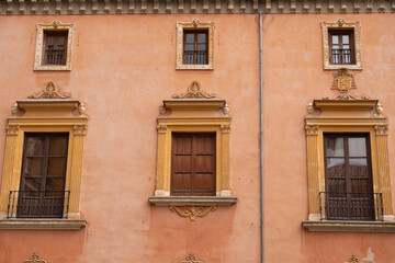old windows with shutters