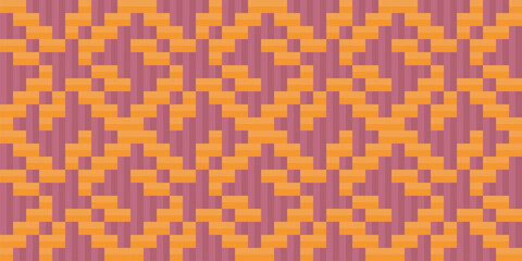 Fototapeta premium Seamless traditional woven pattern called Anyaman