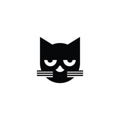 Cat icon design trendy