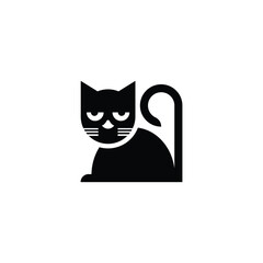 Cat icon design trendy