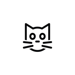 Cat icon design trendy