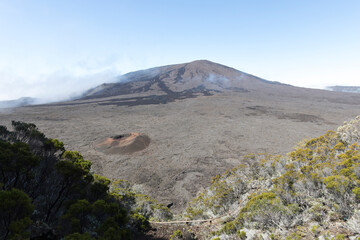 A photo of Formica Leo volcano in La Reunion