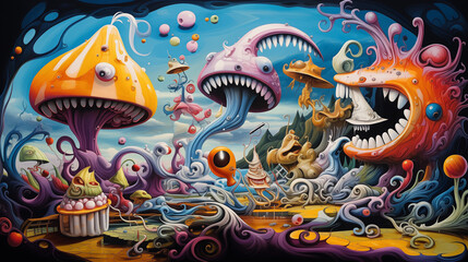 Fototapeta premium art candyland