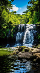Fototapeta premium waterfall in a national park