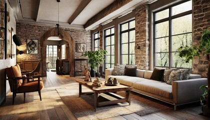 Naklejka premium interior of a hotel