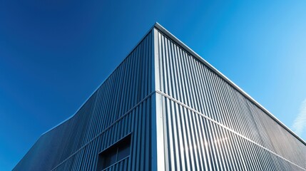 Low Angle Aluminum Corrugated Industrial Building